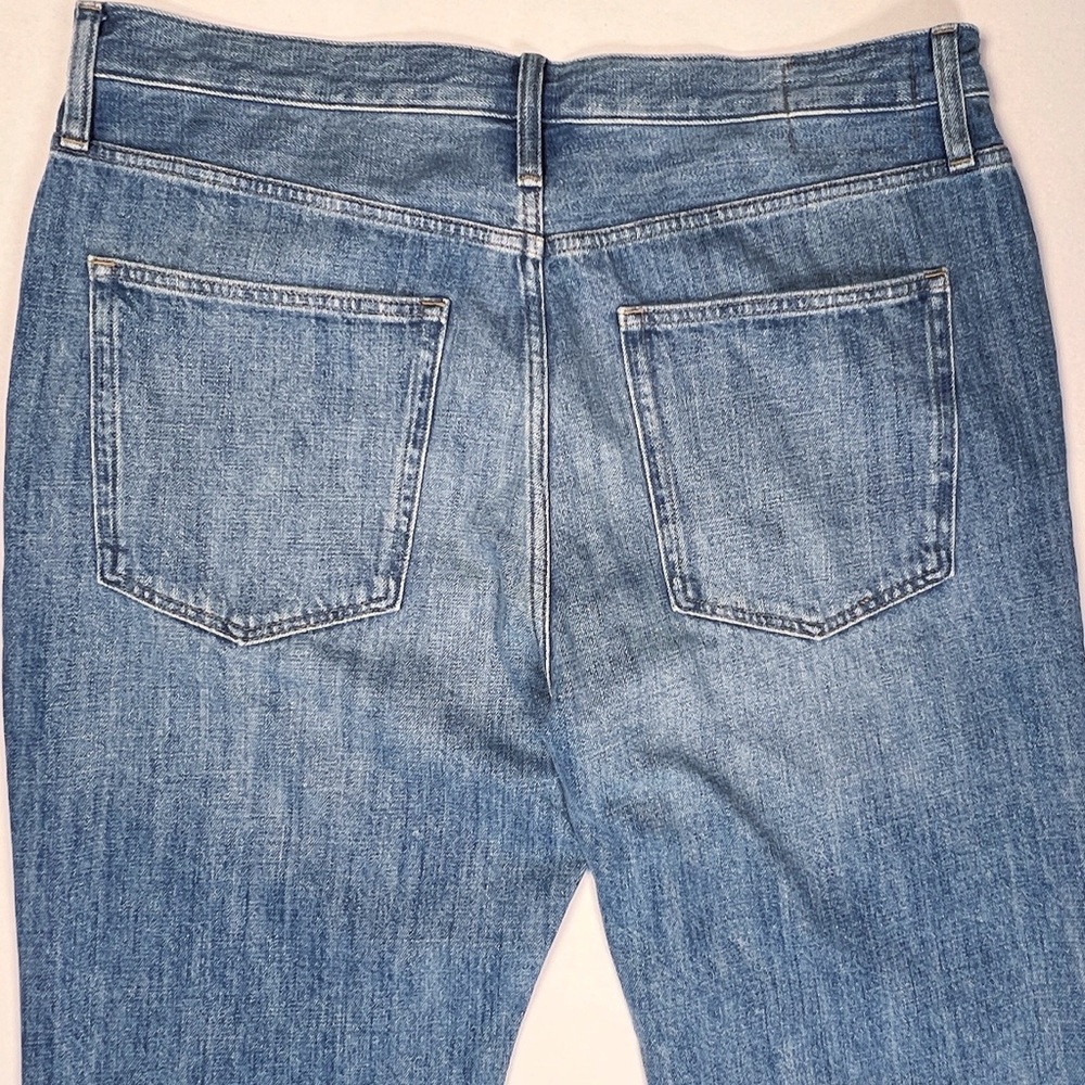 J.CREW Women’s Size 32‎ ‘84 Kyoto Wash Slouchy Distressed Straight Leg Jeans - Picture 9 of 16
